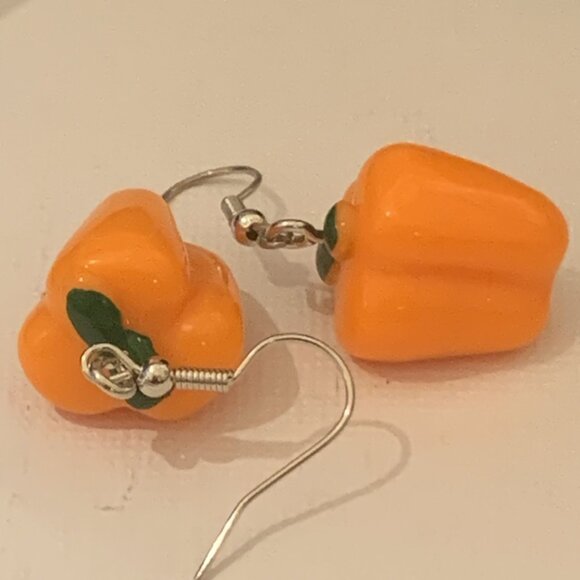 Pepper Earring, Funny Food Earring, Cooking Earring, Gift Idea, Chef Earring - Picture 6 of 6